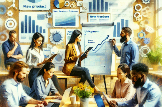 Align the product strategy with business goals and market opportunities.