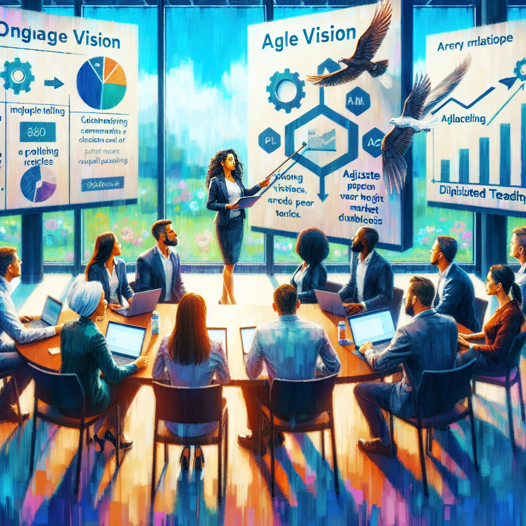 Demonstrate Visionary Leadership: Clearly articulate and communicate the product vision to all stakeholders, including the development team, to inspire and guide the product's direction.