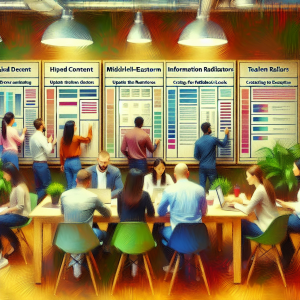 Use information radiators, such as dashboards and boards, to enhance visibility into product development.