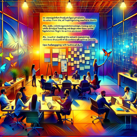 Prioritize the Product Backlog: Continuously order the items in the Product Backlog to best achieve goals and missions, focusing on optimizing the value of the work the Development Team performs. This involves identifying key features that deliver maximum ROI and adjusting priorities based on feedback and market changes.