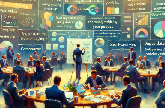 Understand the business model, value drivers, and key metrics that define product success.